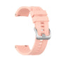 Silicone wristband strap for Huawei GT, pink with textured underside and buckle