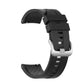 Silicone wristband strap for Huawei GT, black with textured underside and buckle
