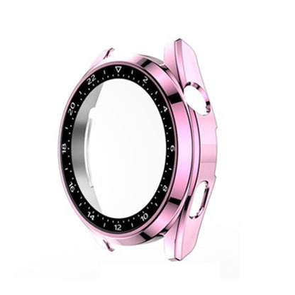 Scale Electroplated PC + Tempered Glass Watch Case, For Huawei Watch 3 Pro