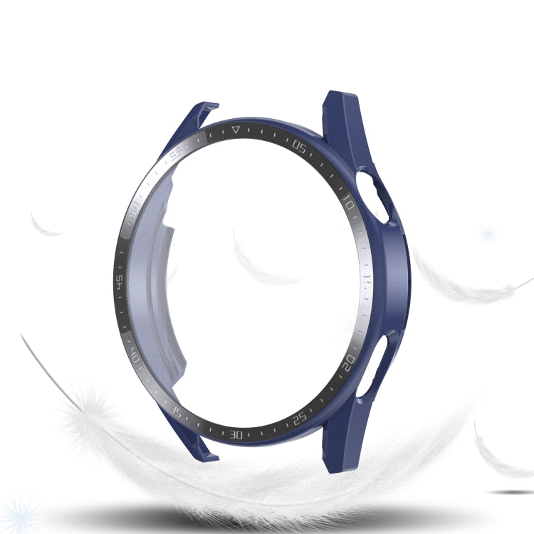 Frosted watch case with tempered glass, midnight blue for GT 3 46mm