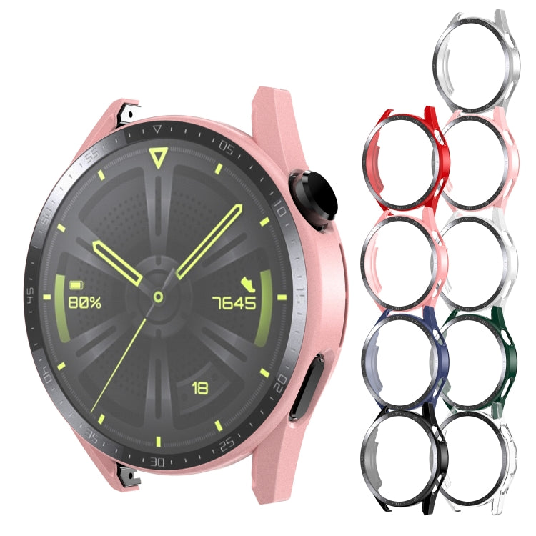 Assorted frosted watch cases with tempered glass, multiple color frames shown