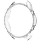 Single Row Diamond PC Watch Case, For Samsung Galaxy Watch 3 41mm, For Samsung Galaxy Watch 3 45mm