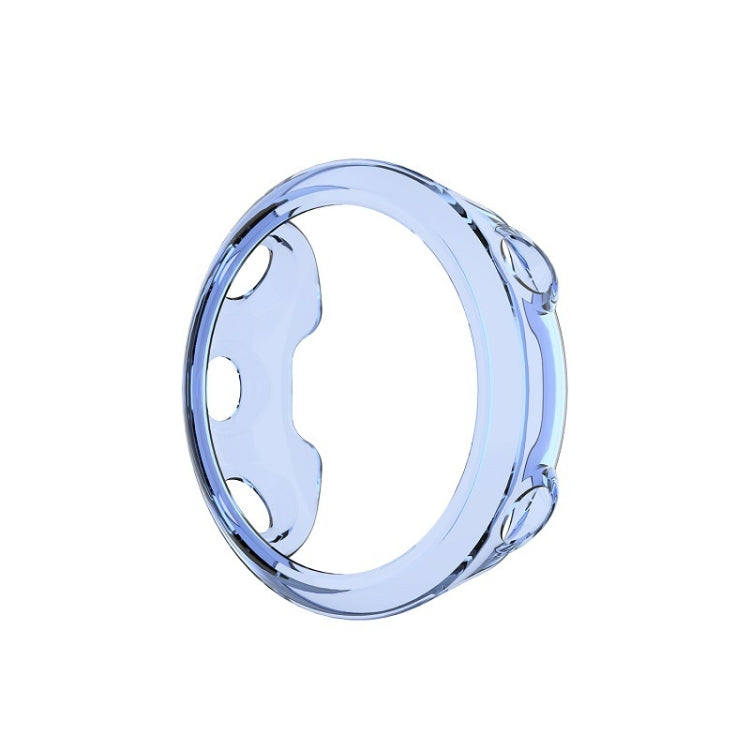TPU protective case for Garmin Swim 2, clear blue TPU shell