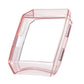 Transparent orange TPU full-coverage watch case shell with raised screen protection