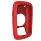 Red silicone case with cutouts for screen and buttons, for Garmin Edge 800/810