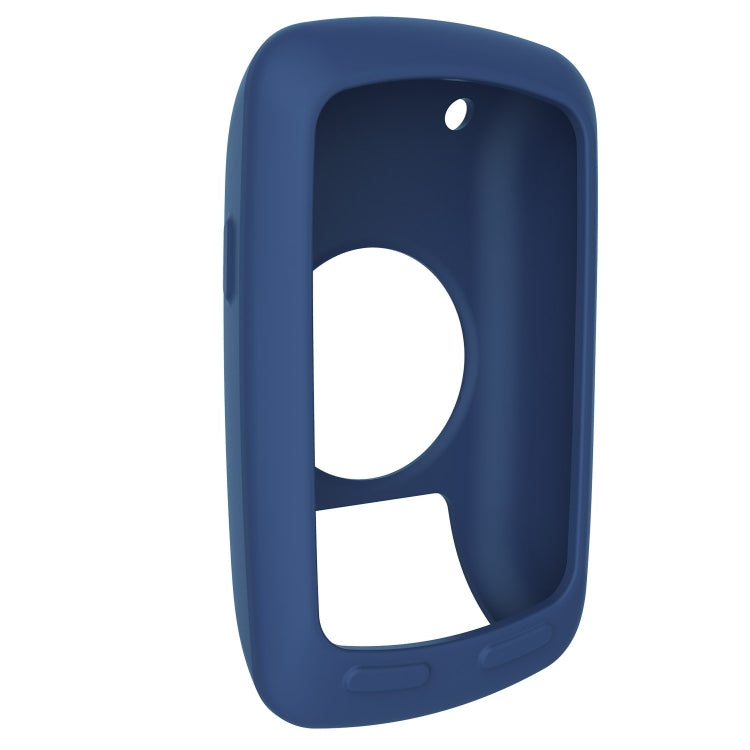 Navy blue silicone case with screen opening and button cutouts, for Garmin Edge 800/810