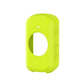 Lime green silicone case for Garmin Edge 530 stopwatch, with round screen cutout and side button covers
