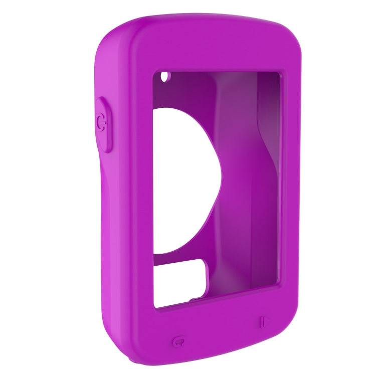 Purple protective case for Garmin Edge 820, silicone with screen and button openings