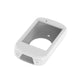 White silicone protective case with oval screen cutout and exposed buttons for Garmin Edge 830