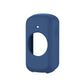 Navy blue silicone protective case with oval screen cutout for Garmin Edge 830