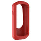 Protective case for Garmin Edge 1030, red silicone cover with front window cutout