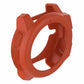 Flame red protective shell for Garmin Instinct with textured grip panel