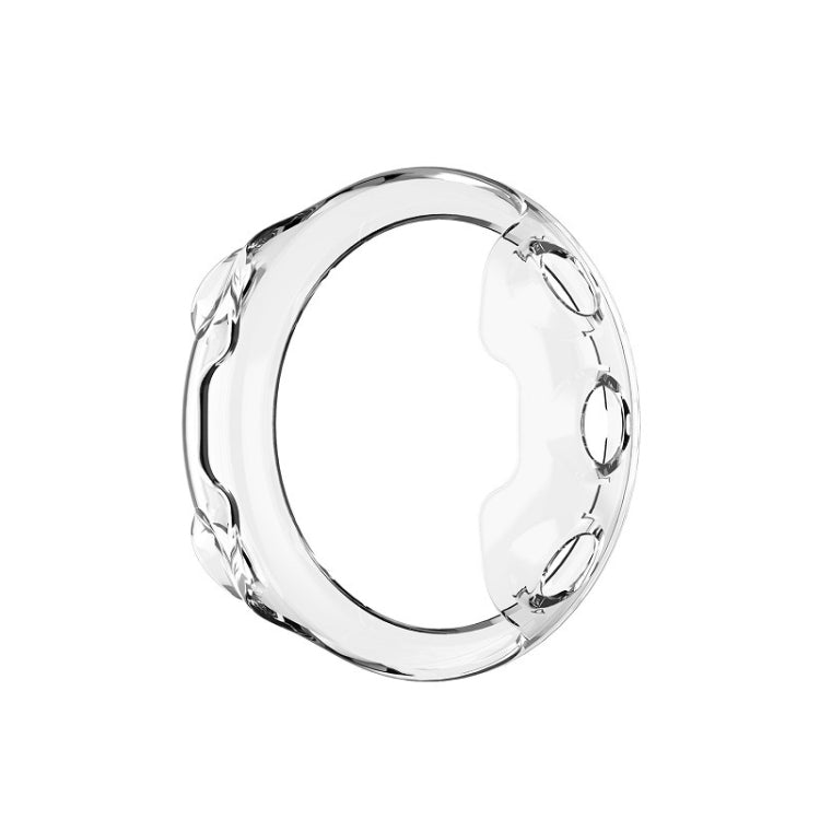 Clear TPU protective shell for Garmin Forerunner 45, front bezel view