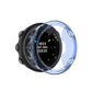 Clear blue TPU protective shell for Garmin Forerunner 45S, blue-tinted transparent frame