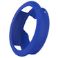 Silicone protective case for Garmin Vivomove, blue silicone shell with cutouts