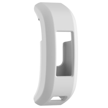 Silicone protective case for Garmin Vivosmart HR, white band with display cutout window