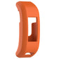 Silicone protective case for Garmin Vivosmart HR, orange band with display cutout window