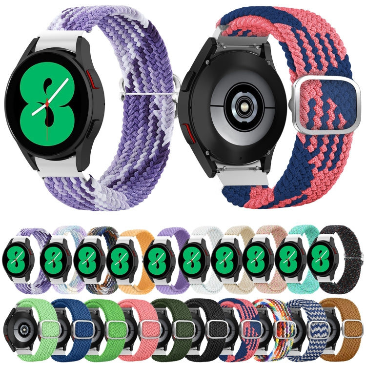 Adjustable Woven Watch Band, For Samsung Galaxy Watch4 40mm / 44mm