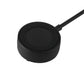 Round black charging dock base for Garmin watches