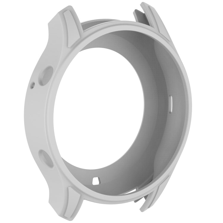 Silicone protective case for Galaxy S3 Classic, light gray ring design with clips