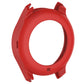 Silicone protective case for Galaxy S3 Classic, red ring design with snap tabs