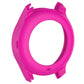 Silicone protective case for Galaxy S3 Classic, magenta ring case with snap tabs