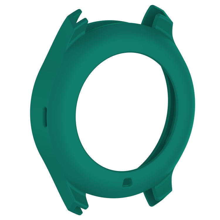 Silicone protective case for Galaxy S3 Classic, green ring design with snap tabs