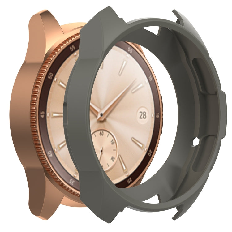 42mm gray silicone watch case for Galaxy Watch, form-fit bezel with openings