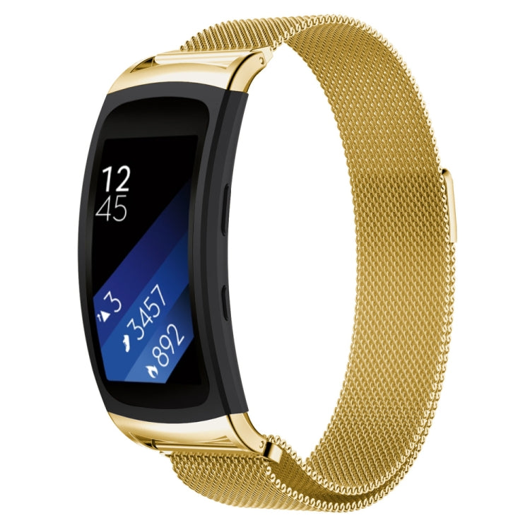 Gold Milanese watch strap with mesh band for Galaxy Gear Fit 2 & R360