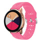Plum Blossom Hollowed Silicone Watch Band, For Samsung Galaxy Watch4 40/44mm, For Samsung Galaxy Watch4 Classic 42/46mm