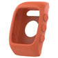 Orange silicone watch case for POLAR M430 with screen and side button cutouts
