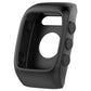 Black silicone watch case for POLAR M430 with snug fit and covered buttons