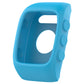 Sky blue silicone watch case for POLAR M430 with screen opening and side buttons