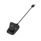 Black charging dock base with C2 label and 1m USB cable