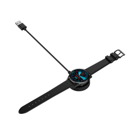 Charging cable with USB-A plug and watch strap mount
