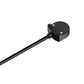 Circular magnetic charging base with multi-pin connector on black cable