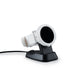Smartwatch magnetic charging base with black stand and circular charging cradle
