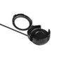 Watch charging dock with cable and ring mount, black