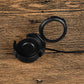 Black watch charging dock with loop cable, compact design