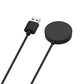 Black USB-A charging cable with round dock end and cable leads.
