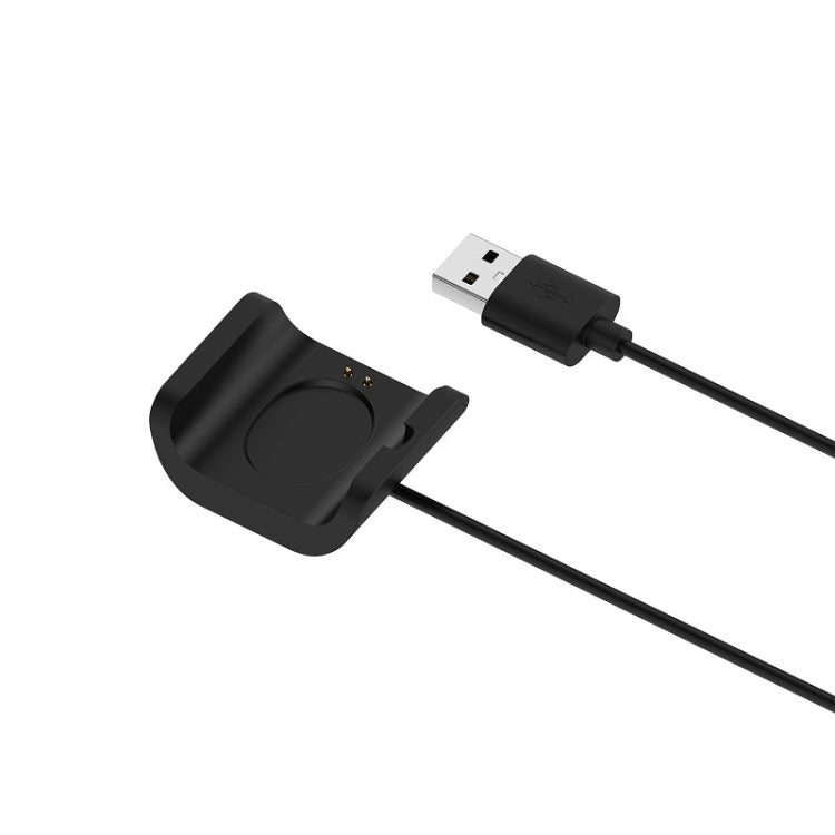 Black watch charger dock with USB plug and charging contacts