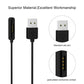 Black charging cable with gold-plated contacts and USB-A plug