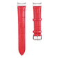 Slub Texture Leather Watch Band, For Samsung Galaxy Watch4 40mm/44mm
