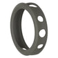 Silicone watch case ring in gray with side cutout holes for pins