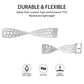 Breathable perforated TPU watch strap for Fitbit Versa, white, flexible and water resistant.