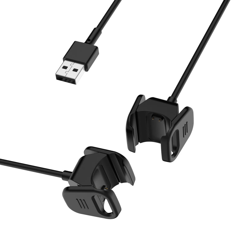 USB charging cable with black watch clip dock connector