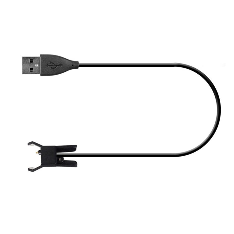 55cm charging cable with USB-A plug and open Fitbit Alta charging clip