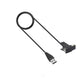 Charging cable showing USB-A end and Fitbit Alta dock connector, 1m length