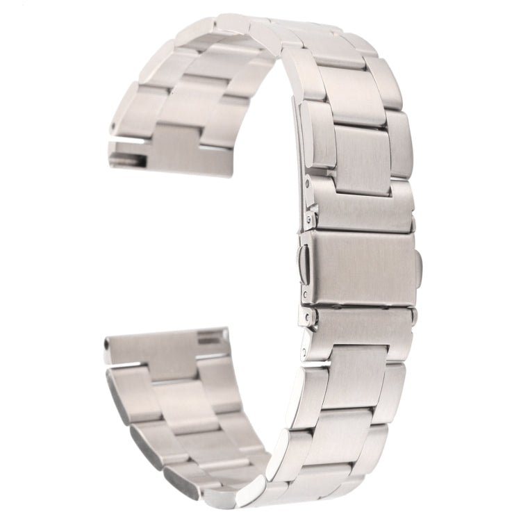 22mm Three-bead Steel Watch Band