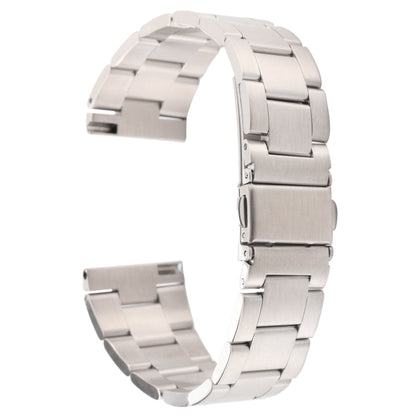22mm Three-bead Steel Watch Band